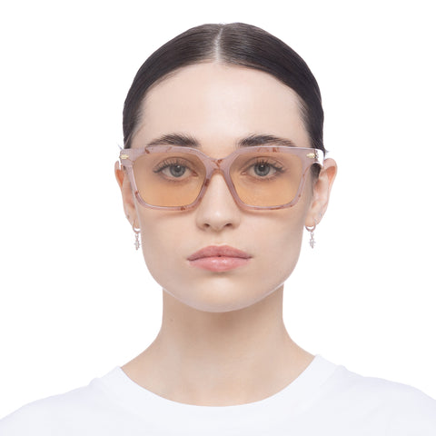 Aire Galileo Misty Marble Uni-Sex Square Sunglasses | Eyewear Index