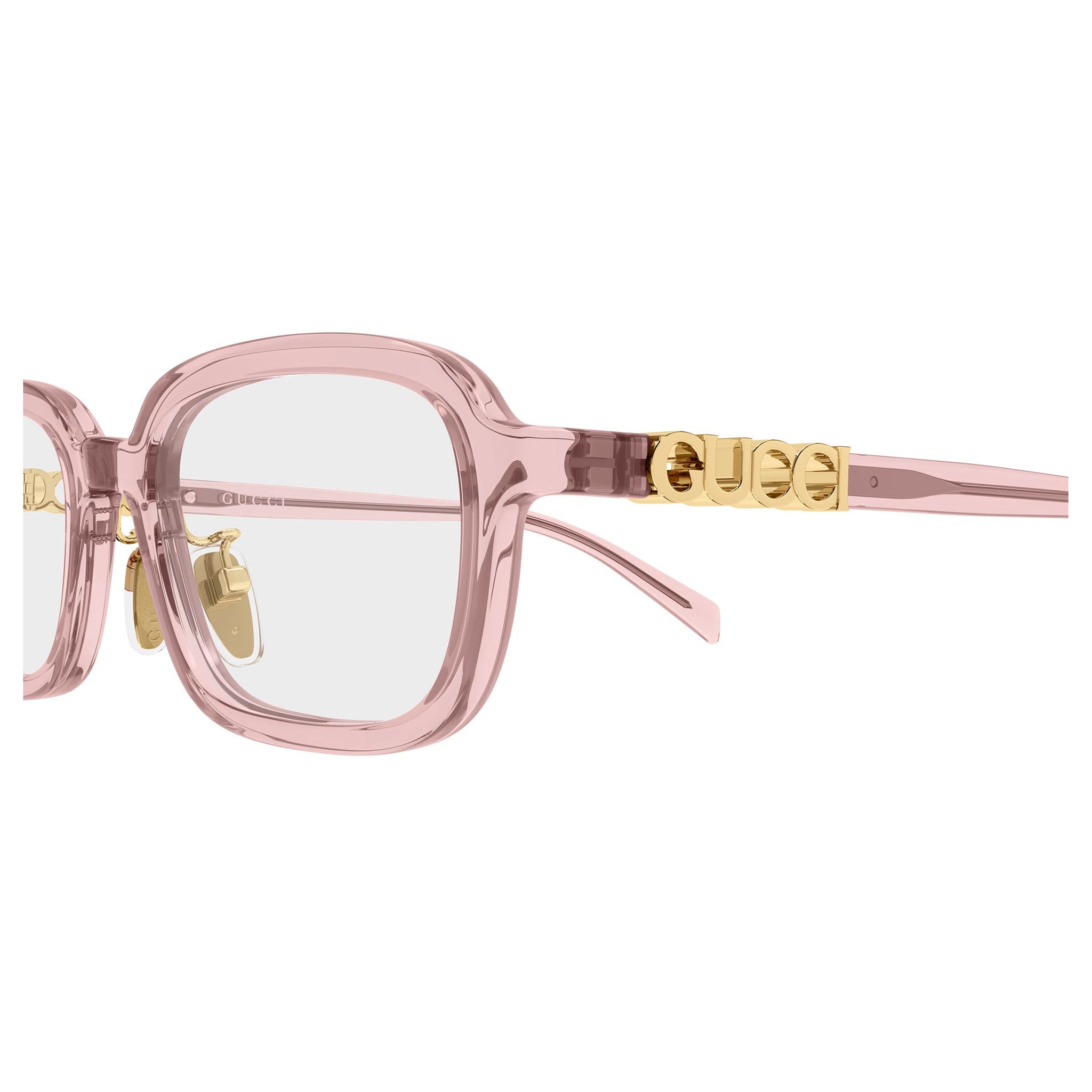 Gucci Gg2210oa Pink Female Rectangle Optical Frames | Eyewear Index
