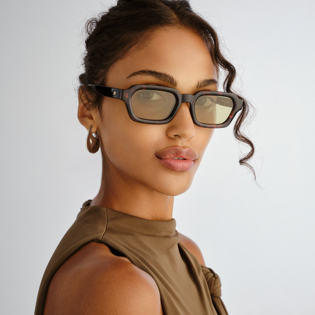 Le Specs Tension + Tort Uni-Sex Rectangle Sunglasses | Eyewear Index