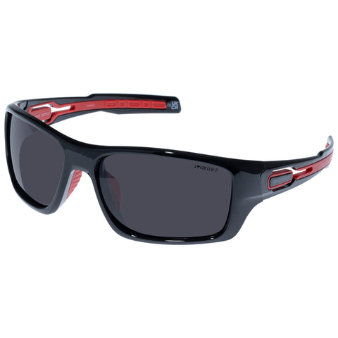 Solarized Bold Wrap Black Red Male Wrap Sunglasses | Eyewear Index