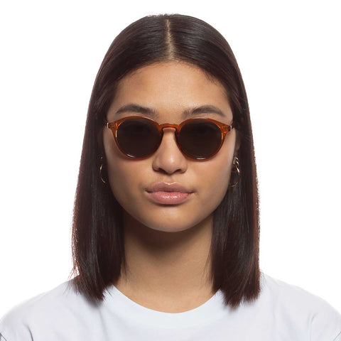 Cancer Council Biboohra Caramel Uni-Sex Round Sunglasses | Eyewear Index