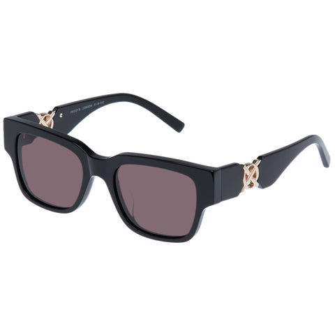 Oroton Peggy Black Female D-Frame Sunglasses | Eyewear Index