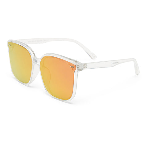 Solarized Kids Bold Square Clear Female Square Sunglasses | Eyewear Index