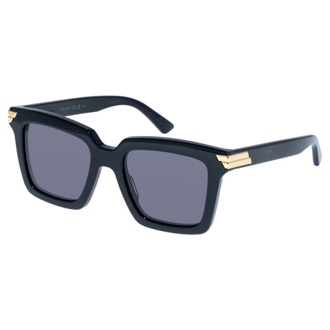 Bottega Veneta Bv1005s Black Female Square Sunglasses | Eyewear Index