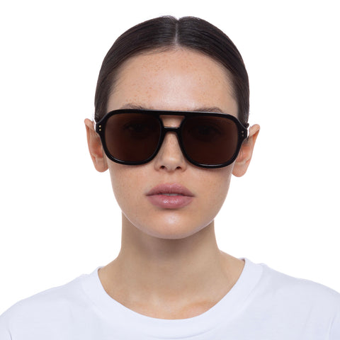 Cancer Council Kingswood Black Uni-Sex Aviator Sunglasses | Eyewear Index