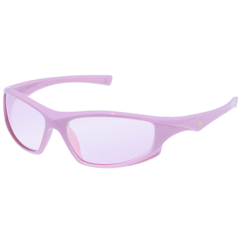 Aire Comet Fondant Pink Uni-Sex Wrap Sunglasses | Eyewear Index