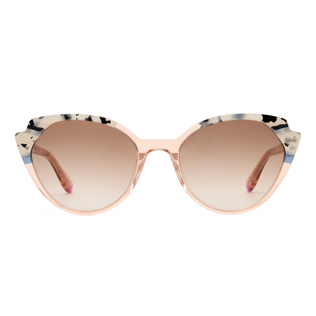 Camilla Act One Blush Cookie Female Cat-Eye Sunglasses | Eyewear Index