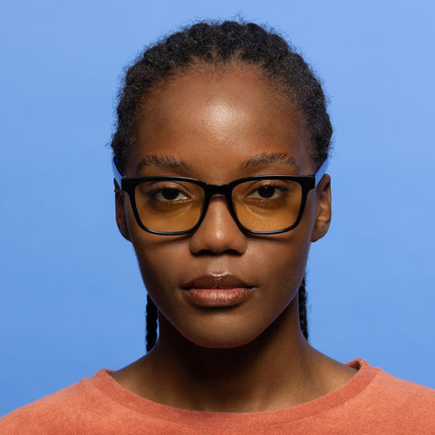 The Book Club Its Alien Black Uni-Sex D-Frame Readers | Eyewear Index