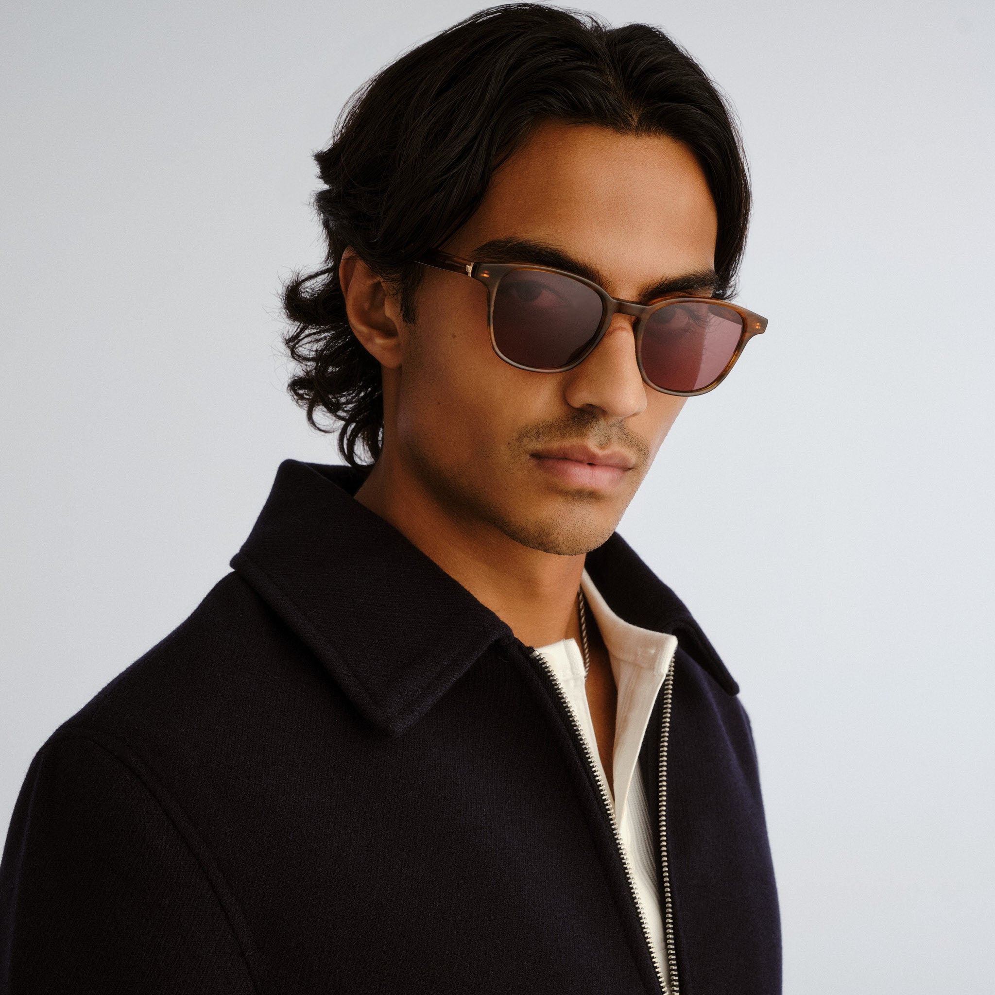 Le Specs Spectral 52 Brown Haze Uni-Sex Round Sunglasses | Eyewear Index