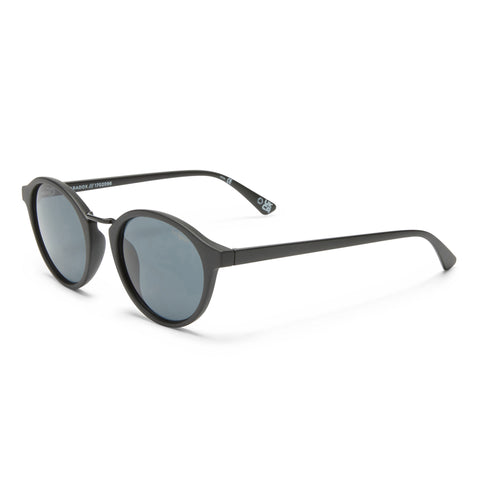 Le Specs Paradox Matte Black Uni-Sex Round Sunglasses | Eyewear Index