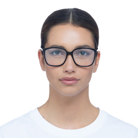 Saint Laurent Sl453 Black Female Square Optical Frames | Eyewear Index