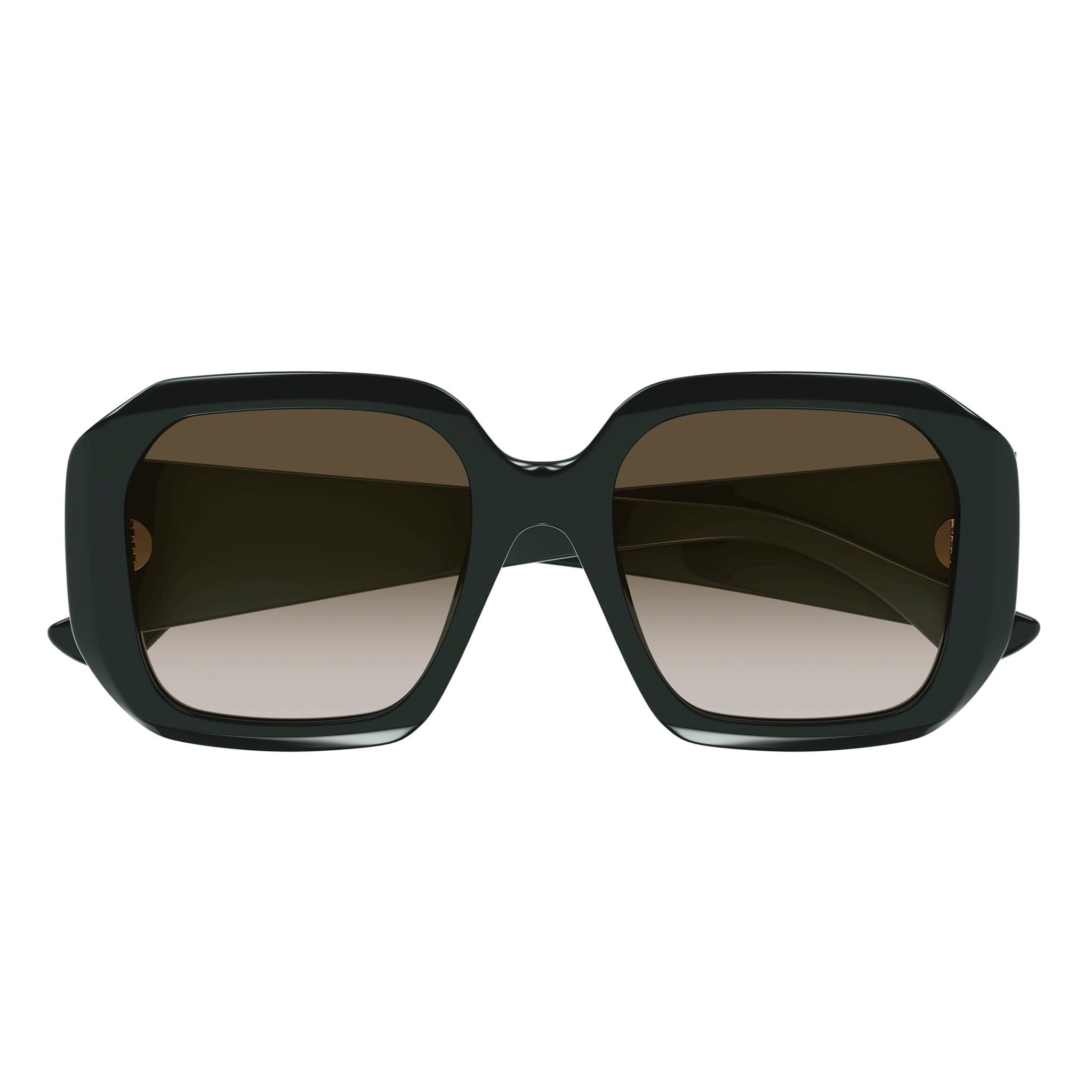 Chloe Ch0300s Green Female Rectangle Sunglasses | Eyewear Index