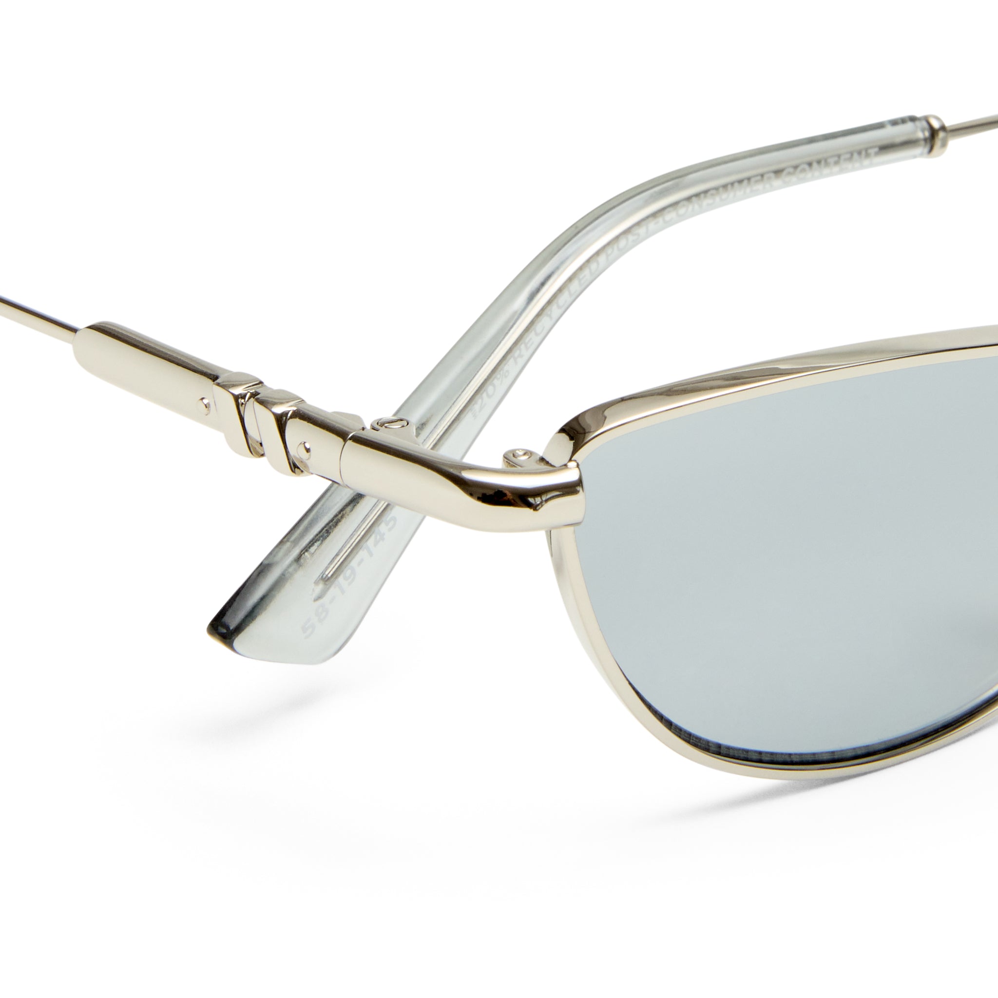 Le Specs Thorned Silver Uni-Sex Oval Sunglasses | Eyewear Index