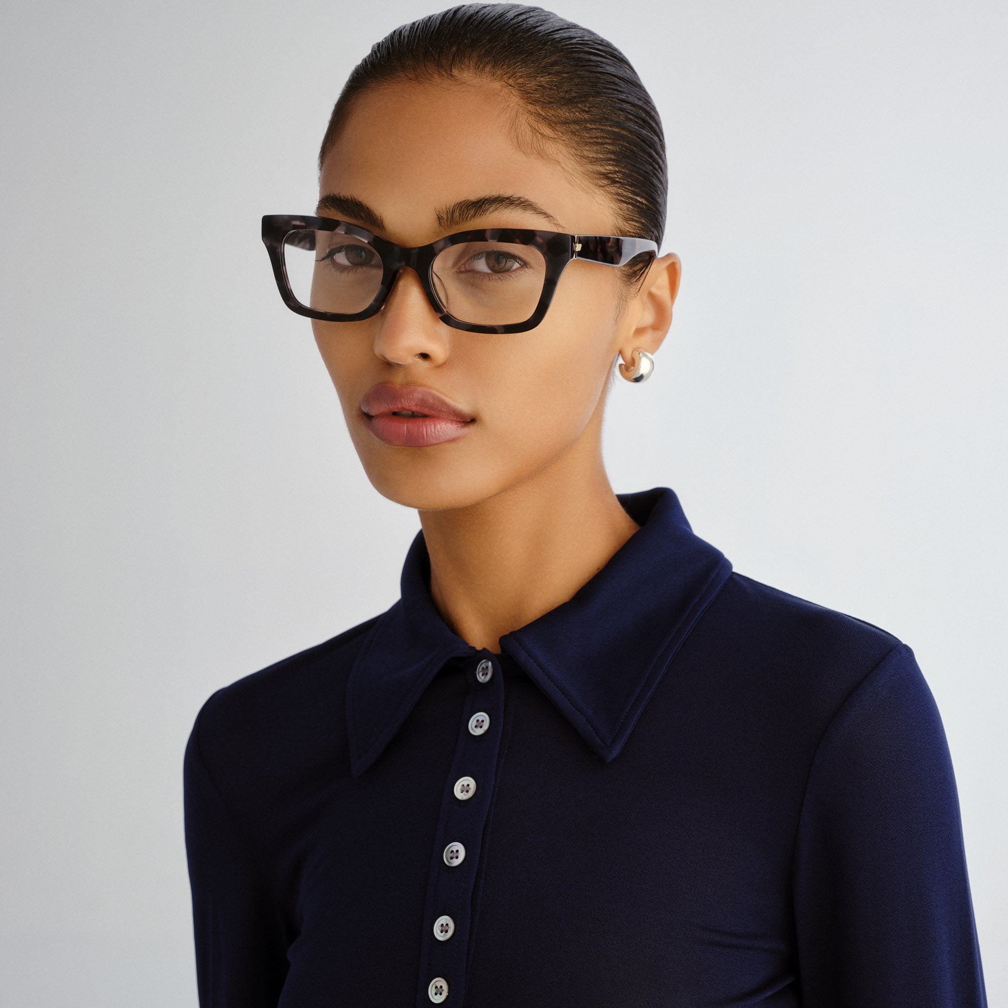 Le Specs Hot Press Midnight Orchid Tort Uni-Sex Cat-Eye Optical Frames | Eyewear Index