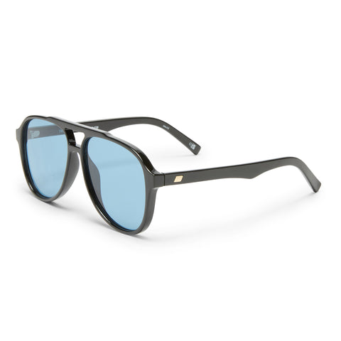 Le Specs Tragic Magic Black Uni-Sex Aviator Sunglasses | Eyewear Index