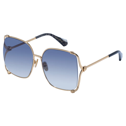 Camilla Too Glam To Give A Damn Gold 2431009 Female Square Sunglasses | Eyewear Index