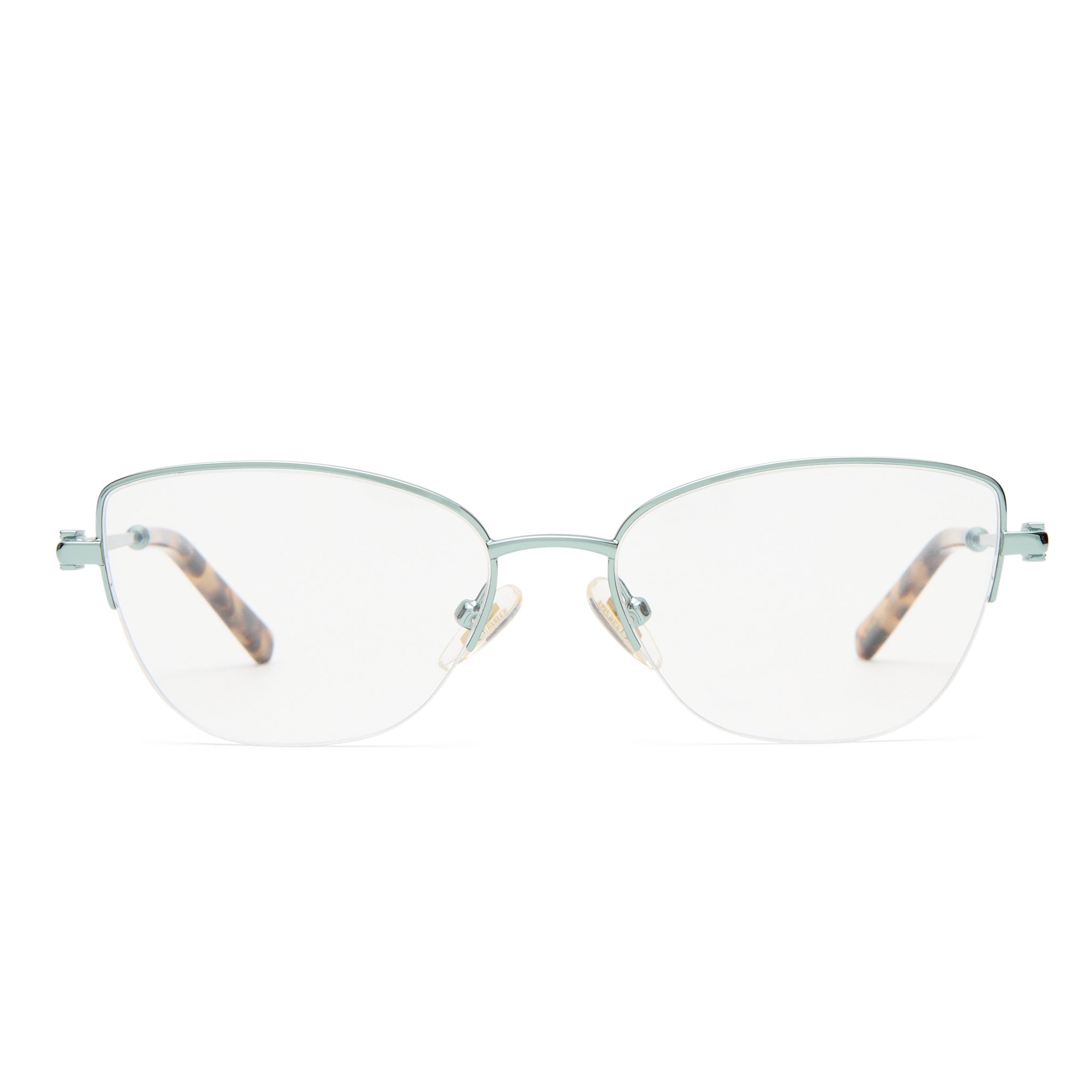 Oroton Fiora Teal Female Cat-Eye Optical Frames | Eyewear Index