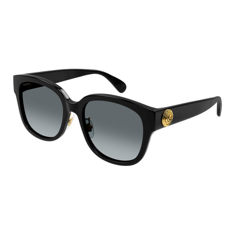 Gucci Gg1409sk Black Female Round Sunglasses | Eyewear Index