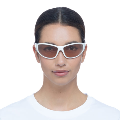 Aire Tucana Ivory Uni-Sex Wrap Sunglasses | Eyewear Index