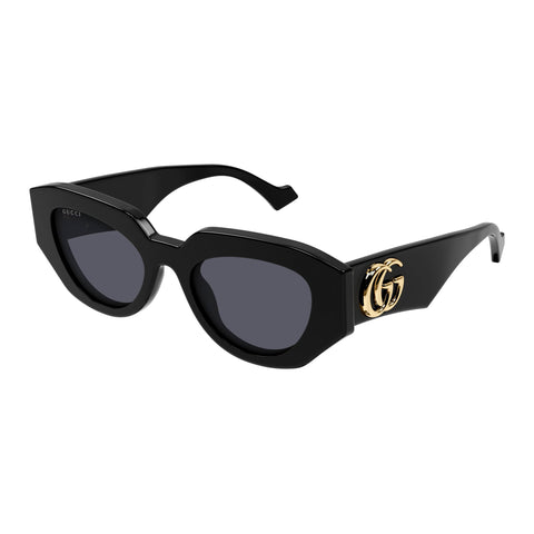 Gucci Gg1421s Black Female Cat-Eye Sunglasses | Eyewear Index