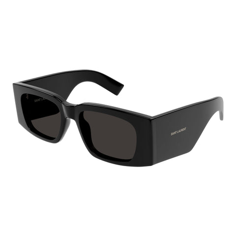 Saint Laurent Sl654 Black Female Rectangle Sunglasses | Eyewear Index