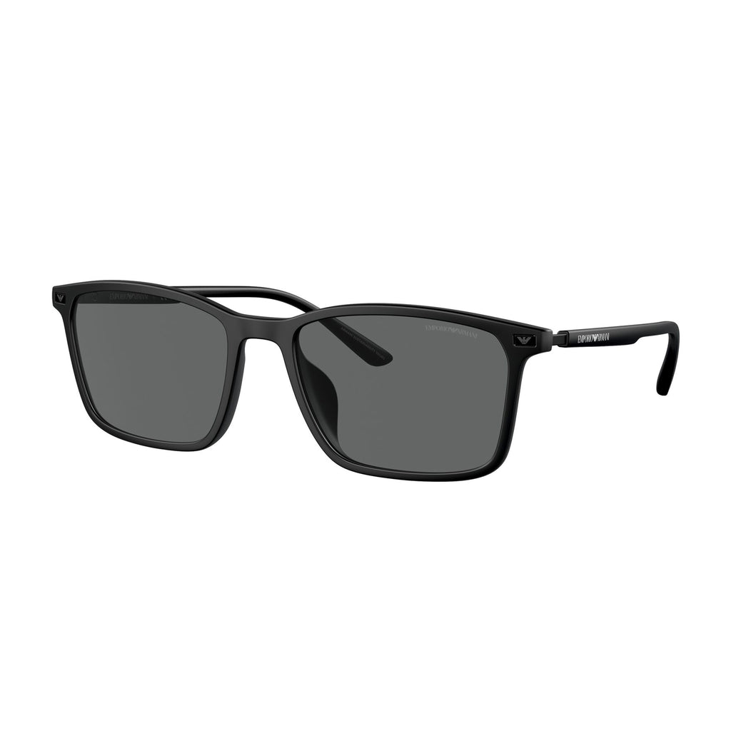 Emporio Armani Ea4223u 500187 56 Matte Black Male D-Frame Sunglasses | Eyewear Index