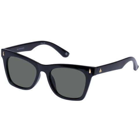 Aire Bellatrix Black Female Cat-Eye Sunglasses | Eyewear Index