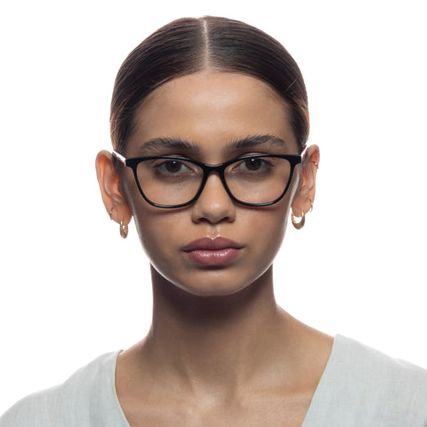 Oroton Maven Black Female Cat-Eye Optical Frames | Eyewear Index