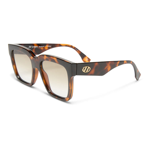 Le Specs Tradeoff Dark Tort Female D-Frame Sunglasses | Eyewear Index