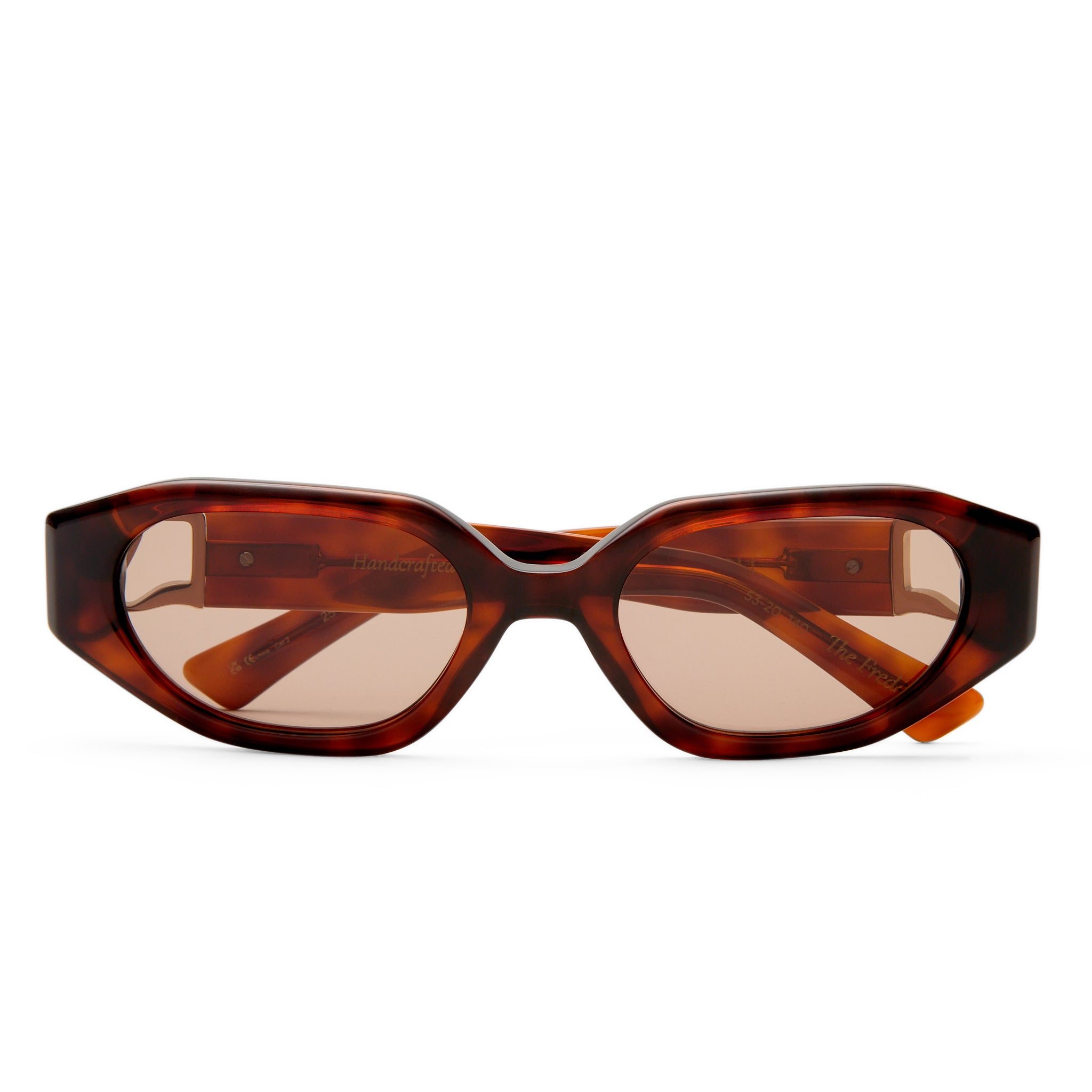 Luv Lou The Freddie Honey Tort Female Oval Sunglasses | Eyewear Index