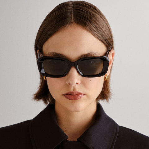 Gucci Gg1531sk Black Female Rectangle Sunglasses | Eyewear Index