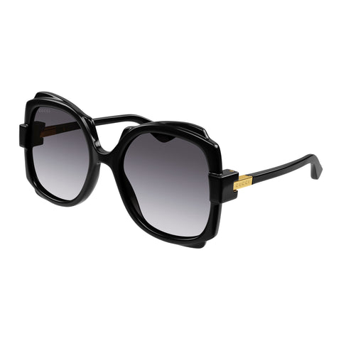 Gucci Gg1431s Black Female Round Sunglasses | Eyewear Index