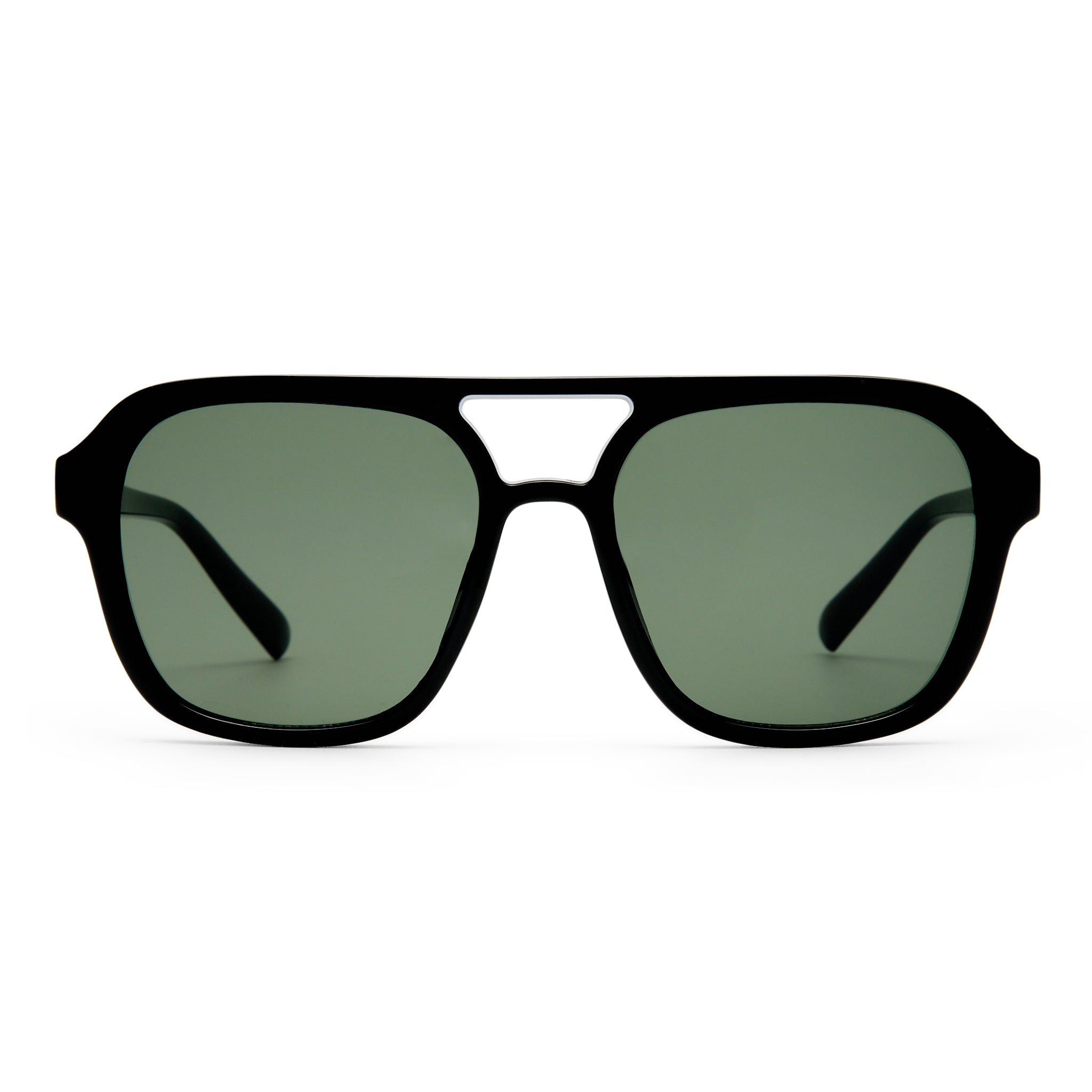 Village Indie Black Male Aviator Sunglasses | Eyewear Index