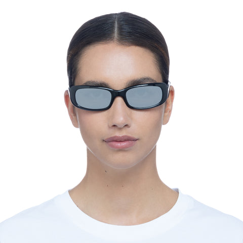 Aire Supernova Black Uni-Sex Wrap Sunglasses | Eyewear Index