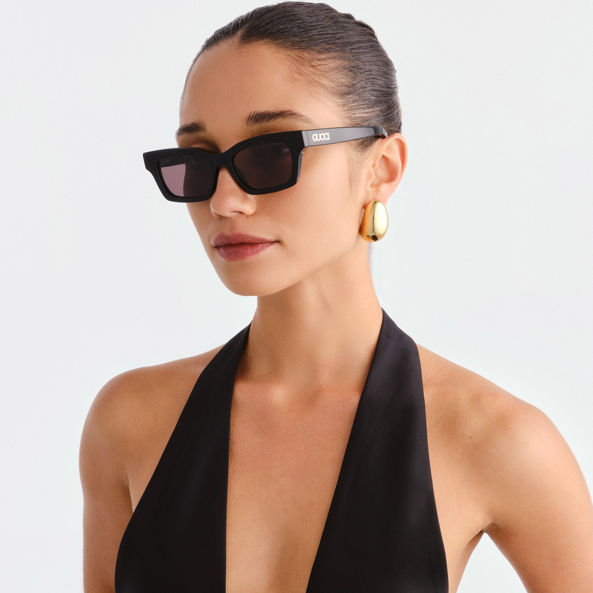 Gucci Gg1790s Black Female Cat-Eye Sunglasses | Eyewear Index