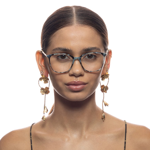 Camilla Jaws Will Drop Denim Tort Female D-Frame Optical Frames | Eyewear Index