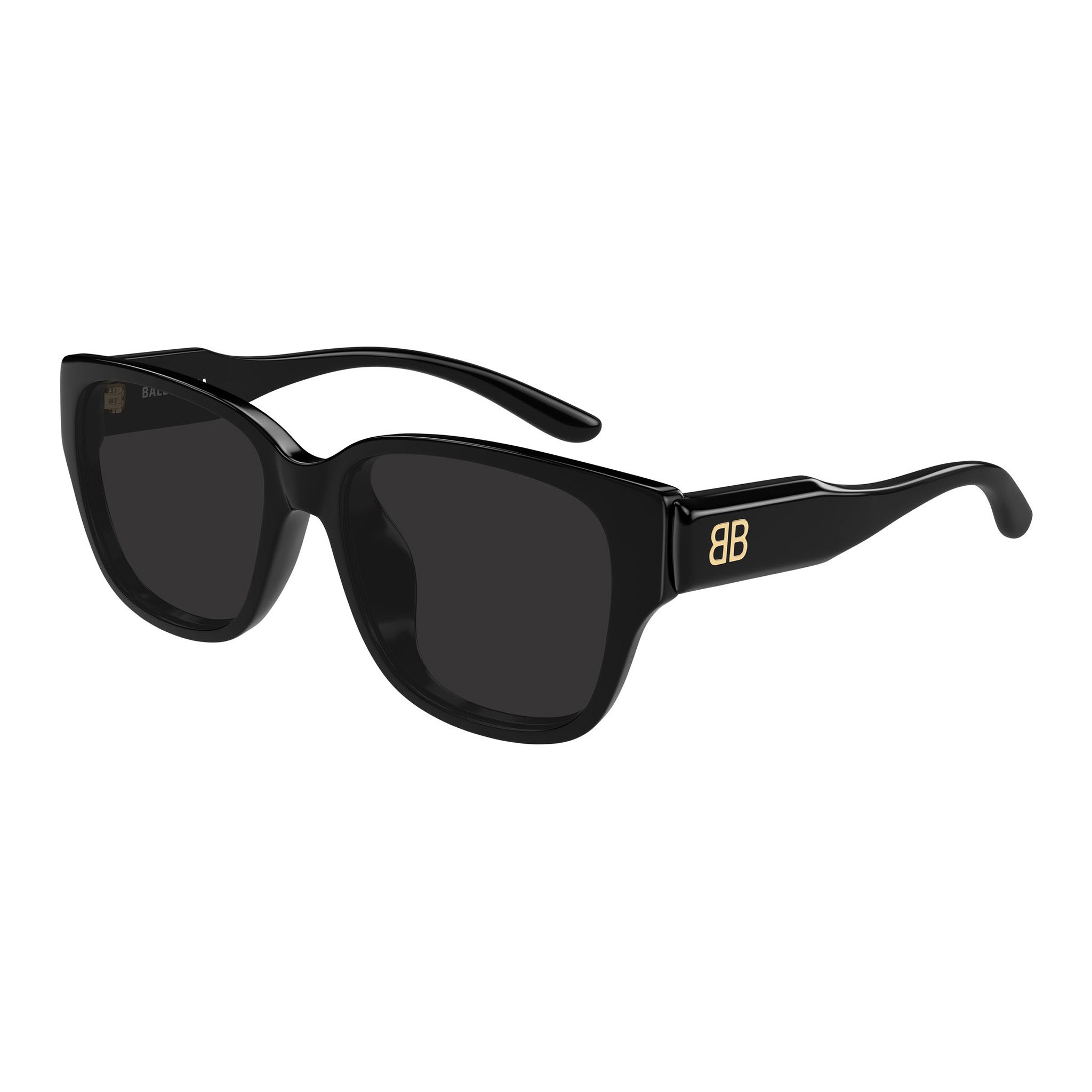 Balenciaga Bb0512sk Black Uni-Sex Rectangle Sunglasses | Eyewear Index