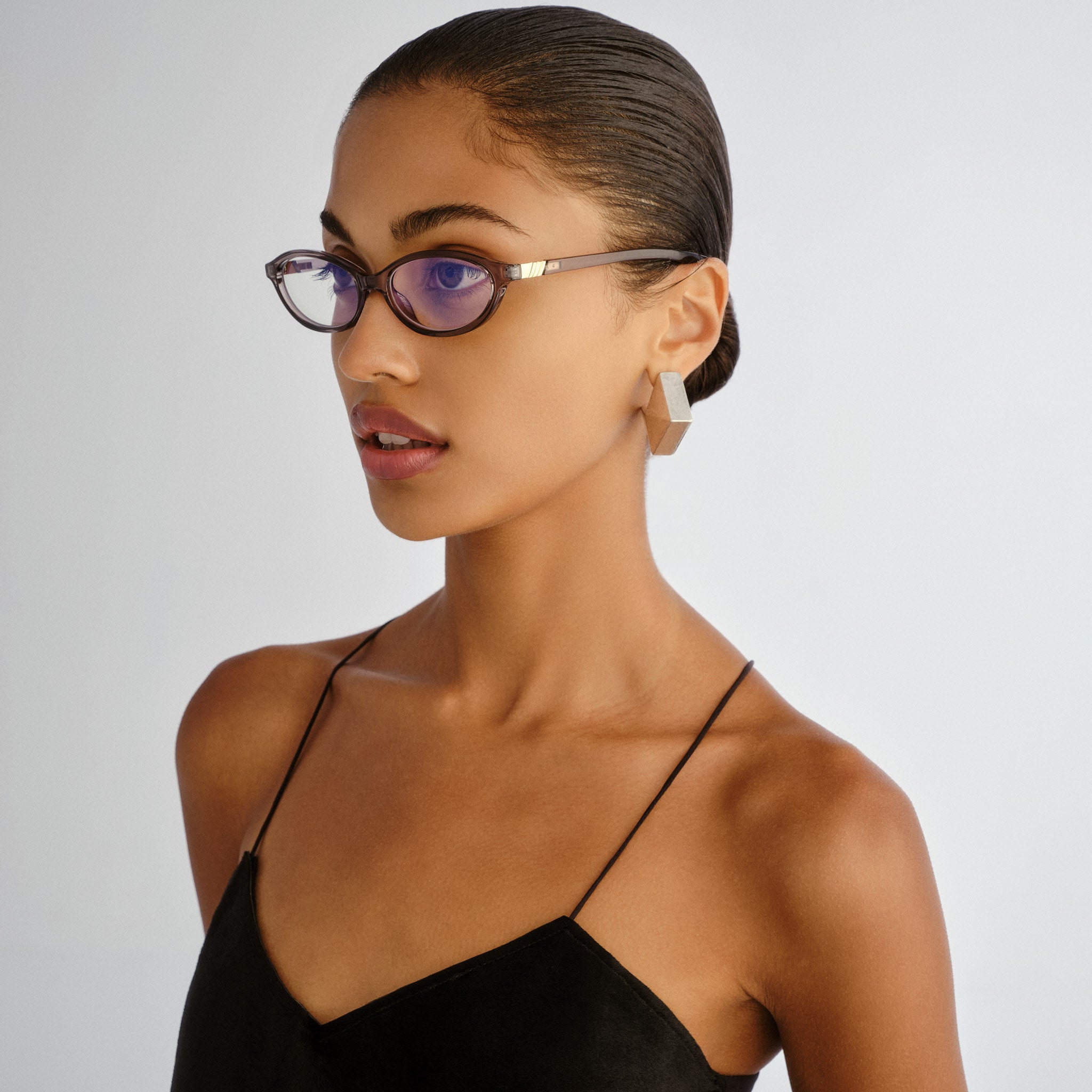 Le Specs Duskfall Shadow Female Wrap Blue Light | Eyewear Index