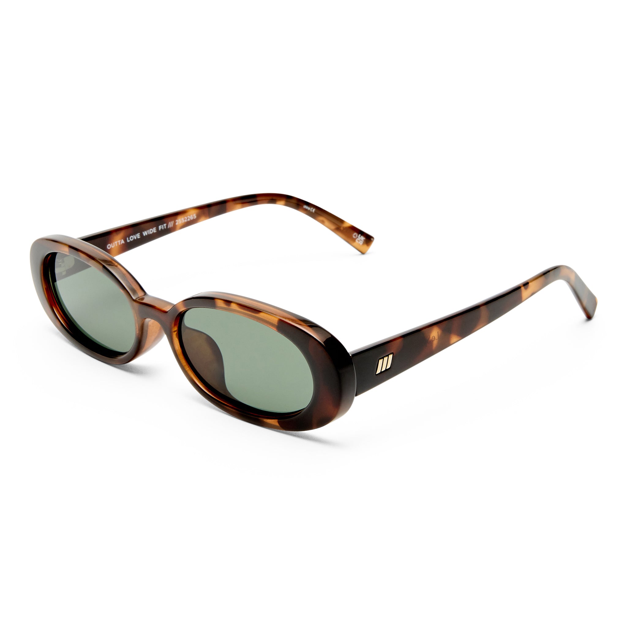 Le Specs Outta Love + Tort Uni-Sex Oval Sunglasses | Eyewear Index