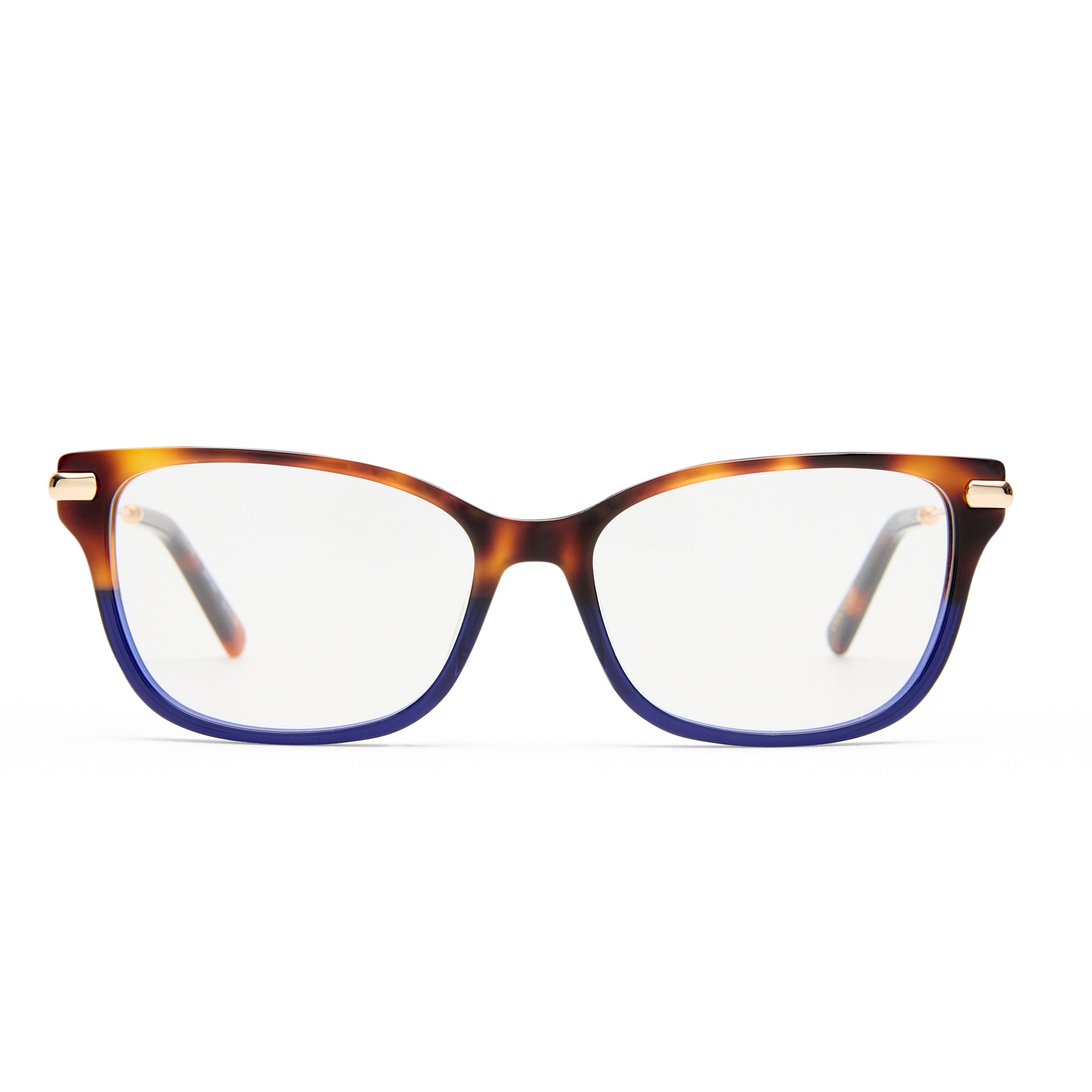 Oroton Eveline Signature Tort Navy Female Cat-Eye Optical Frames | Eyewear Index