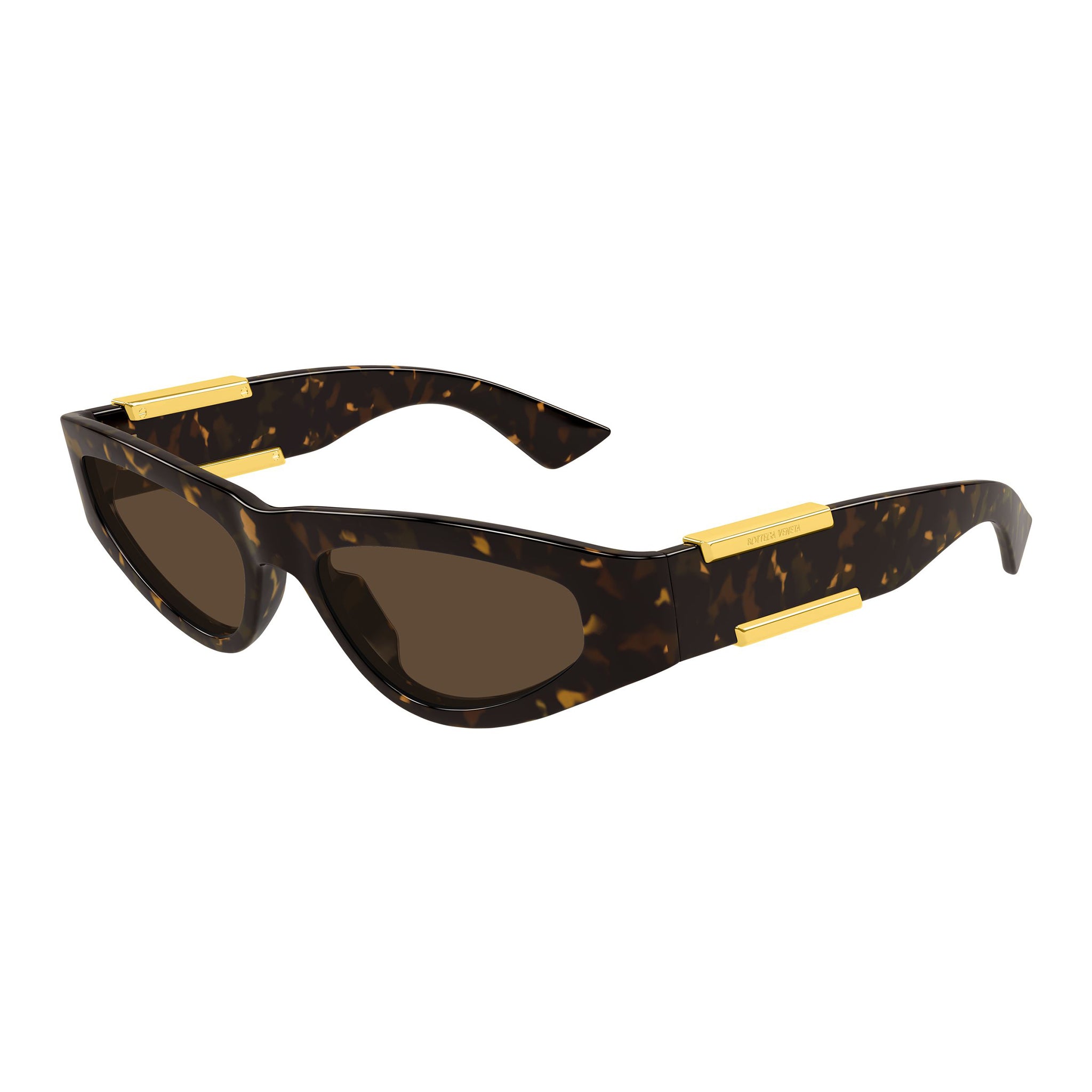 Bottega Veneta Bv1407s Havana Female Cat-Eye Sunglasses | Eyewear