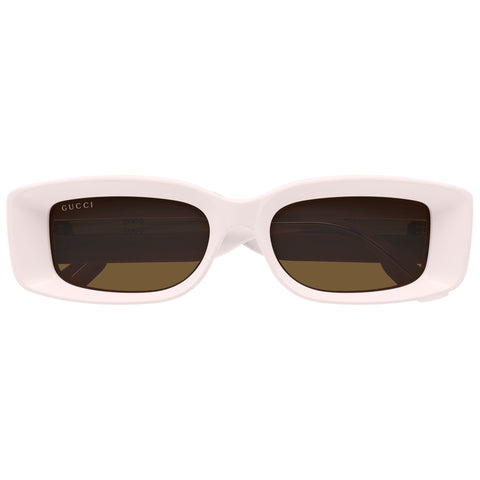 Gucci Gg1528s Ivory Female Rectangle Sunglasses | Eyewear Index