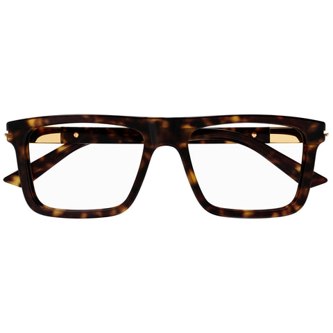 Gucci Gg1504o Havana Male Rectangle Optical Frames | Eyewear Index