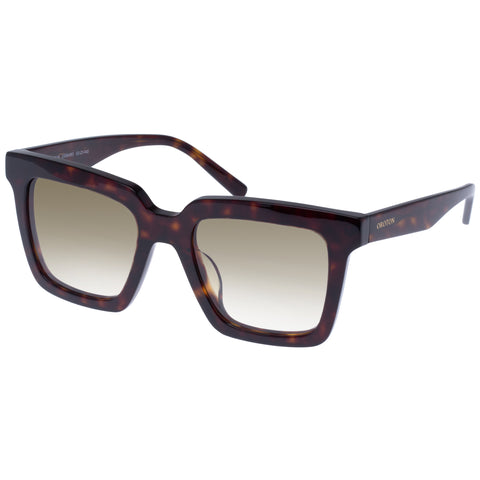 Oroton Easton Signature Tort Female Square Sunglasses | Eyewear Index