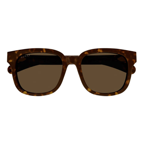 Gucci Gg1512sk Havana Female Rectangle Sunglasses | Eyewear Index