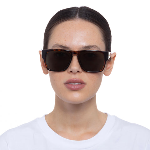 Le Specs Transmission Tort Uni-Sex D-Frame Sunglasses | Eyewear Index