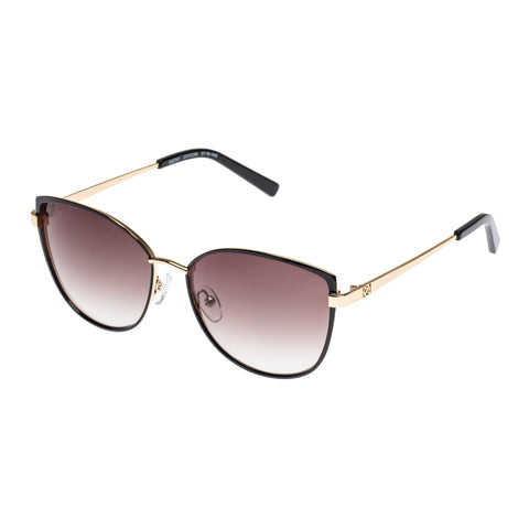 Oroton Ebony Black Female Cat-Eye Sunglasses | Eyewear Index