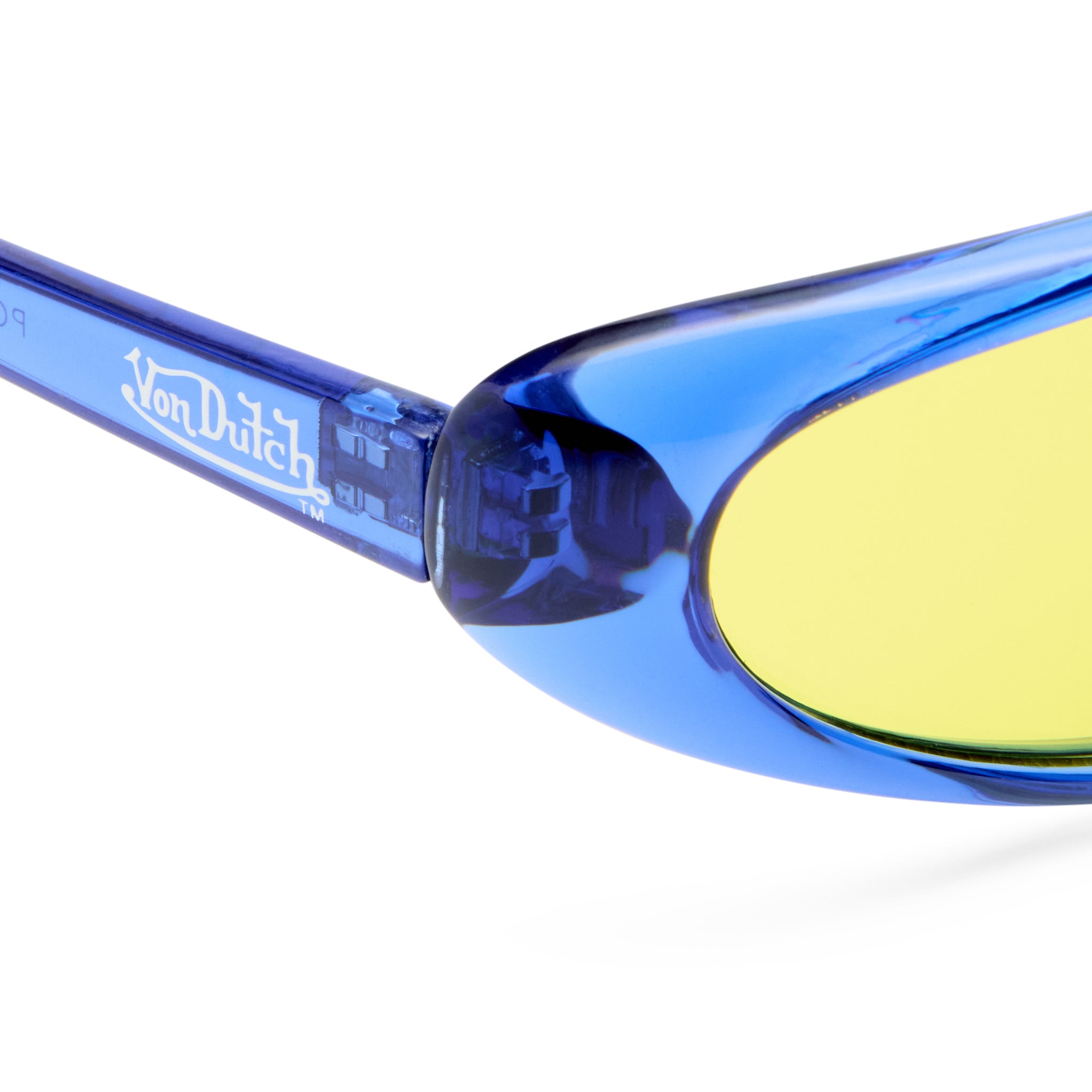 Aire Poison Cobalt Blue Uni-Sex Oval Sunglasses | Eyewear Index