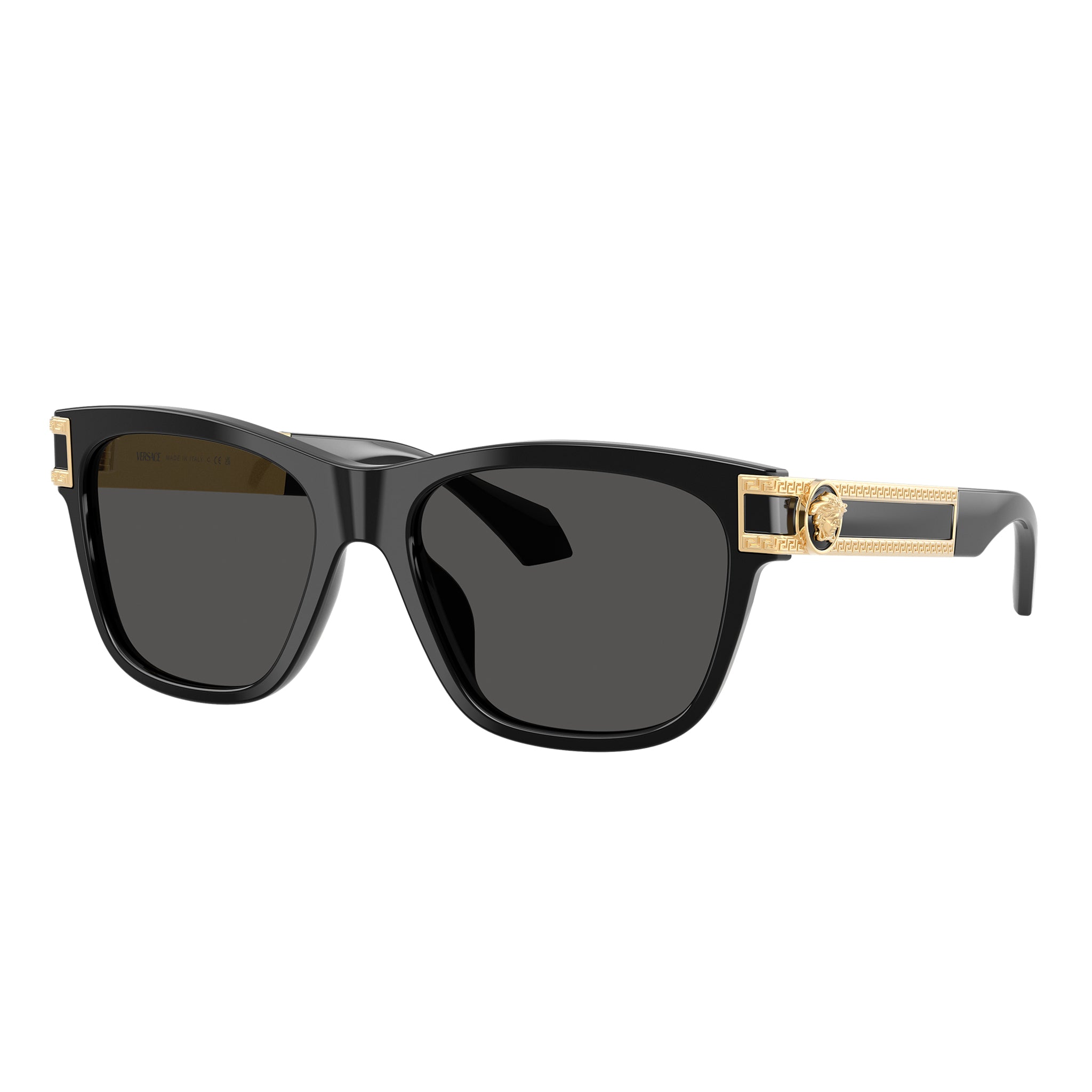 Versace Ve4527u Gb187 55 Black Male Cat-Eye Sunglasses | Eyewear Index