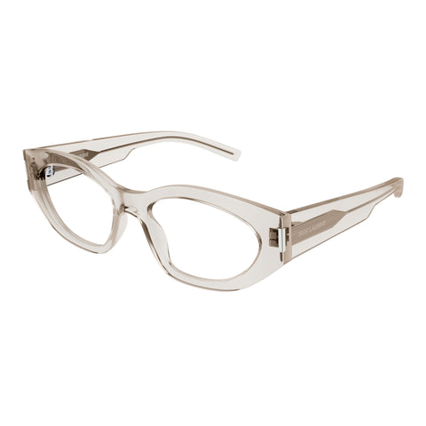 Saint Laurent Sl638opt Beige Female Cat-Eye Optical Frames | Eyewear Index